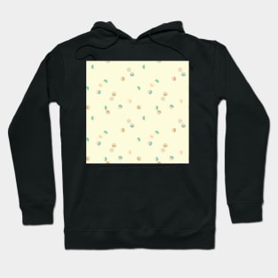 Scattered Dots Minimalist Geometric Pattern - Cute Pastel Combo Hoodie